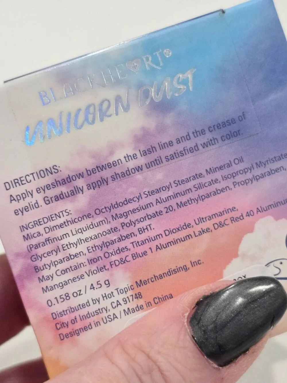 Blackheart ✦ Unicorn Dust Eyeshadow ✦ Multi‑Color Glitter Finish Vibrant Looks